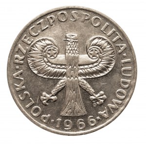Polska, PRL 1944-1989, 10 złotych 1966 mała kolumna Zygmunta