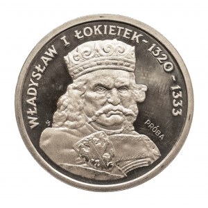 Polska, PRL 1944-1989, 200 złotych 1986 Władysław Łokietek, próba, miedzionikiel