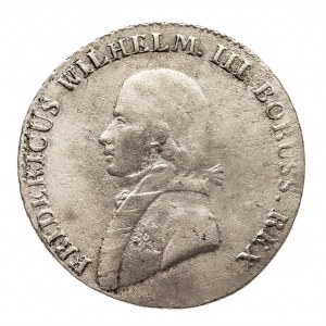 Niemcy, Prusy, Fryderyk Wilhelm III 1797-1840, 1/6 talara = 4 grosze 1801 A, Berlin