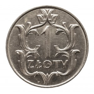 Polska, II Rzeczpospolita 1918-1939, 1 złoty 1929, nikiel, Warszawa