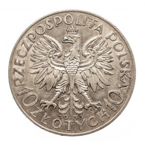 Polska, II Rzeczpospolita 1918-1939, 10 złotych 1933 Kobieta, Warszawa