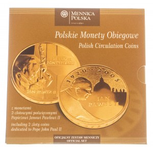 Polska, Rzeczpospolita Polska od 1989, oficjalny zestaw monet obiegowych Mennicy Państwowej