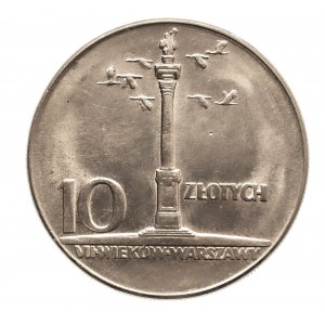 Polska, PRL 1944-1989, 10 złotych 1965 Kolumna Zygmunta (1)