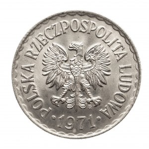 Polska, PRL 1944-1989, 1 złoty 1971