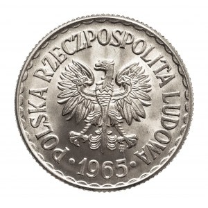 Polska, PRL 1944-1989, 1 złoty 1965