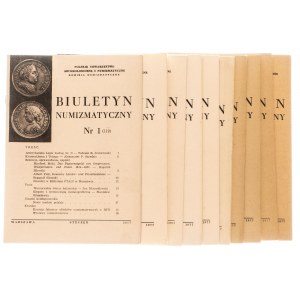 Biuletyn Numizmatyczny, rocznik 1977, kompletny