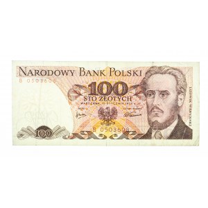 Polska, PRL 1944 - 1989, 100 ZŁOTYCH 15.01.1975, seria B.