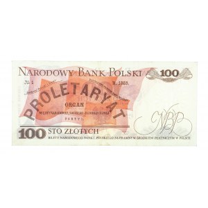 Polska, PRL 1944 - 1989, 100 ZŁOTYCH 15.01.1975, seria F.