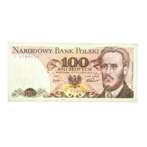 Polska, PRL 1944 - 1989, 100 ZŁOTYCH 15.01.1975, seria Y.