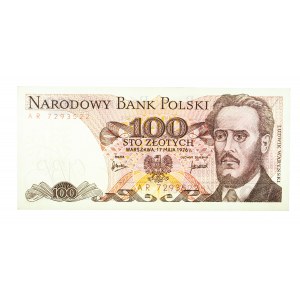 Polska, PRL 1944 - 1989, 100 ZŁOTYCH 17.05.1976, seria AR.