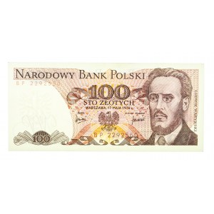 Polska, PRL 1944 - 1989, 100 ZŁOTYCH 17.05.1976, seria BP.