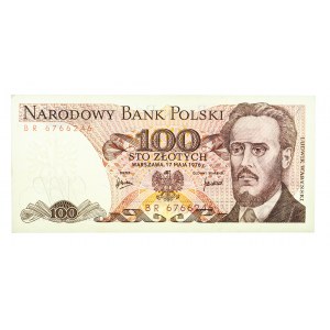 Polska, PRL 1944 - 1989, 100 ZŁOTYCH 17.05.1976, seria BR.