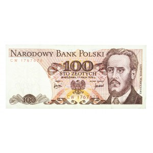 Polska, PRL 1944 - 1989, 100 ZŁOTYCH 17.05.1976, seria CW.