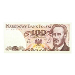 Polska, PRL 1944 - 1989, 100 ZŁOTYCH 17.05.1976, seria DY.