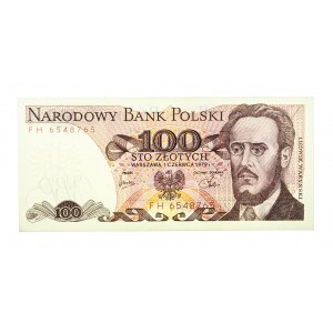 Polska, PRL 1944 - 1989, 100 ZŁOTYCH 1.06.1979, seria FH.