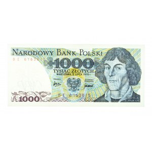 Polska, PRL 1944 - 1989, 1000 ZŁOTYCH 2.07.1975, seria BE.