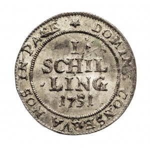 Szwajcaria, Zurich, 1 schilling 1751