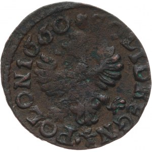 Polska, Jan II Kazimierz Waza 1649-1668, szeląg miedziany (boratynka) 1660 TLB, Ujazdów