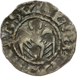 Francja, Valence - biskupstwo, denar XII w., Valence
