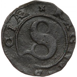 Polska, Zygmunt III Waza (1587–1632) - monety bite dla Szwecji, fyrk 159?, Sztokholm