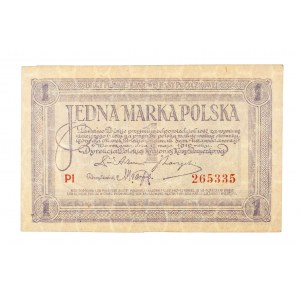Polska, II Rzeczpospolita 1919 - 1939, JEDNA MARKA POLSKA, 7.05.1919, Seria PI.