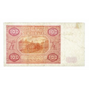 Polska, PRL 1944 - 1989, 100 ZŁOTYCH 15.05.1946, seria K.