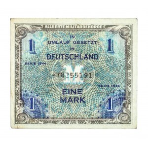 Niemcy, Alliierte Militärbehörde, bon okupacyjny 1 marka 1944.