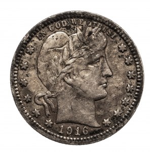 Stany Zjednoczone Ameryki, 1/4 dolara 1916, Filadelfia