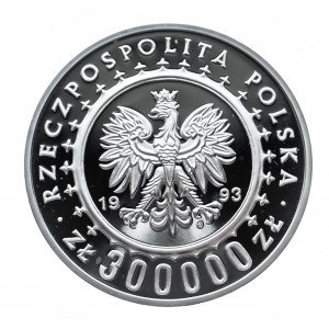 Polska, Rzeczpospolita od 1989 r., 300000 złotych 1993 Zamek w Łańcucie