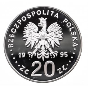 Polska, Rzeczpospolita od 1989 r., 20 złotych 1995, Igrzyska Olimpijskie w Atlancie 1996