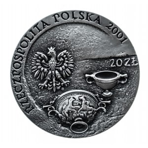 Polska, Rzeczpospolita od 1989 r., 20 złotych 2001, Szlak Bursztynowy