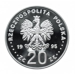Polska, Rzeczpospolita od 1989 r., 20 złotych 1995, ECU Mikołaj Kopernik