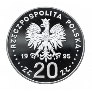 Polska, Rzeczpospolita od 1989 r., 20 złotych 1995, Katyń-Miednoje-Charków 1940