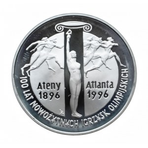 Polska, Rzeczpospolita od 1989 r., 10 złotych 1995, 100 lat nowożytnych igrzysk olimpijskich