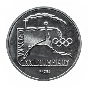 Polska, PRL 1944-1989, 100 złotych 1980, Igrzyska XXII Olimpiady, próba w srebrze