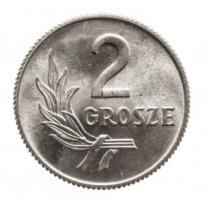 Polska, PRL 1944-1989, 2 grosze 1949 aluminium ( 1 )