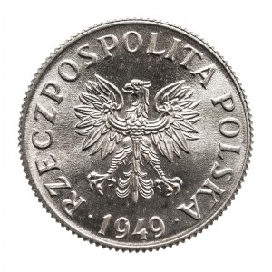 Polska, PRL 1944-1989, 2 grosze 1949 aluminium ( 2 )