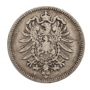Niemcy, Cesarstwo Niemieckie 1871-1918, 1 marka 1880 F, Stuttgart