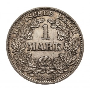Niemcy, Cesarstwo Niemieckie 1871-1918, 1 marka 1899 E, Muldenhütten