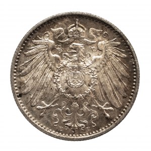 Niemcy, Cesarstwo Niemieckie 1871-1918, 1 marka 1914 E, Muldenhütten