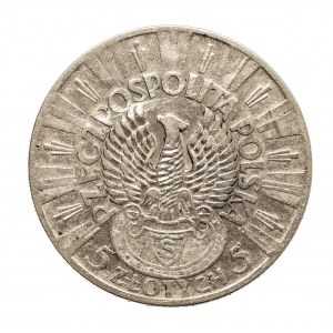 Polska, II Rzeczpospolita, 5 złotych 1934, Józef Piłsudski, Orzeł Strzelecki