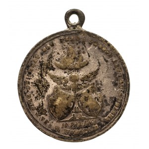 Medalik z 1861 wybity na pamiątkę Unii w Horodle.