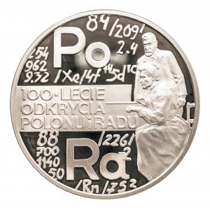 Polska, Rzeczpospolita od 1989 r., 20 złotych 1998, 100 - Lecie Odkrycia Polonu i Radu