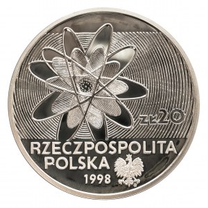 Polska, Rzeczpospolita od 1989 r., 20 złotych 1998, 100 - Lecie Odkrycia Polonu i Radu
