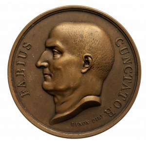 Francja, Napoleon I Bonaparte 1804-1815, medal - wizyta Cesarza w Ostródzie, b. d. (1807)