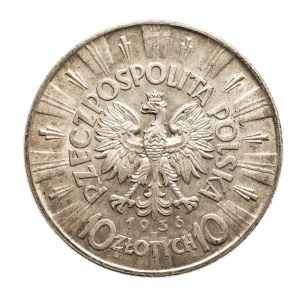Polska, II Rzeczpospolita 1918-1939, 10 złotych 1936 Piłsudski, Warszawa (1)