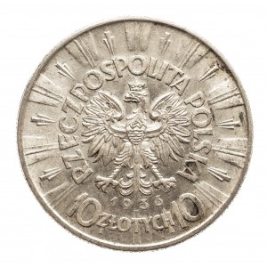 Polska, II Rzeczpospolita 1918-1939, 10 złotych 1936 Piłsudski, Warszawa (4)