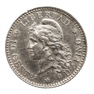 Argentyna, 10 centów 1882