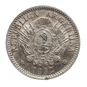 Argentyna, 10 centów 1882