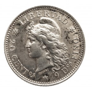 Argentyna, 20 centów 1882